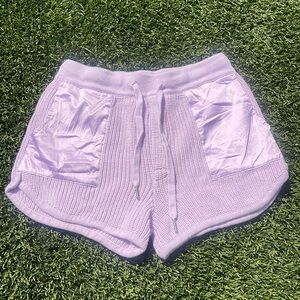 SER.O.YA Uma Shorts in Lavender XS